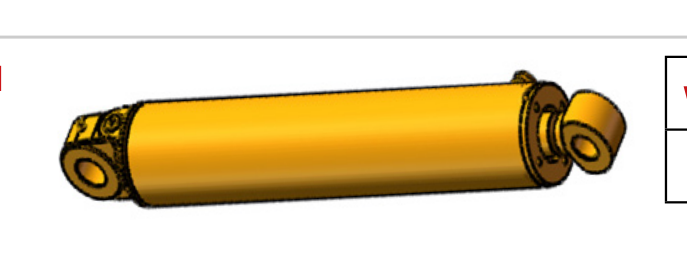 Replacement Case® Universal (RH & LH) Outrigger Stabilizer Cylinder - 1997-21A1/20A1